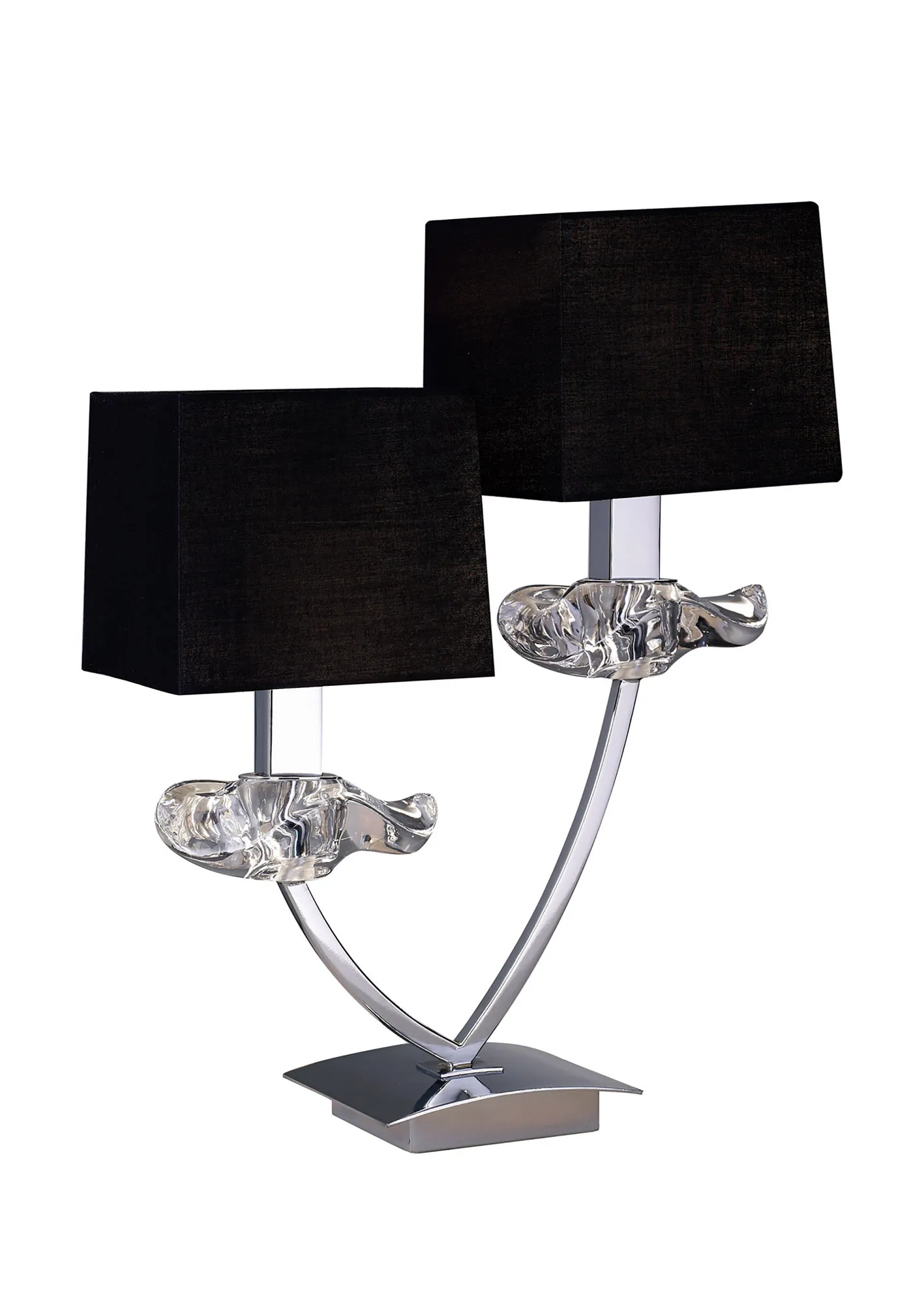 M0790  Akira 40cm 2 Light Table Lamp